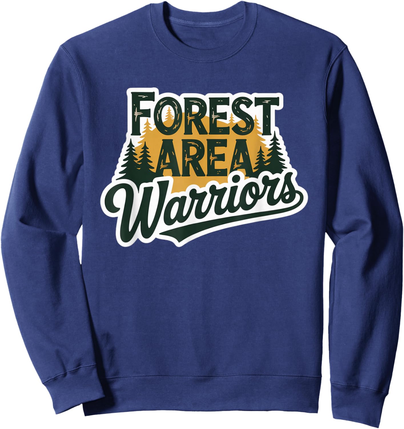 Fife Life Forest Area Design 1 Sweatshirt - Sweatshirt | Navy