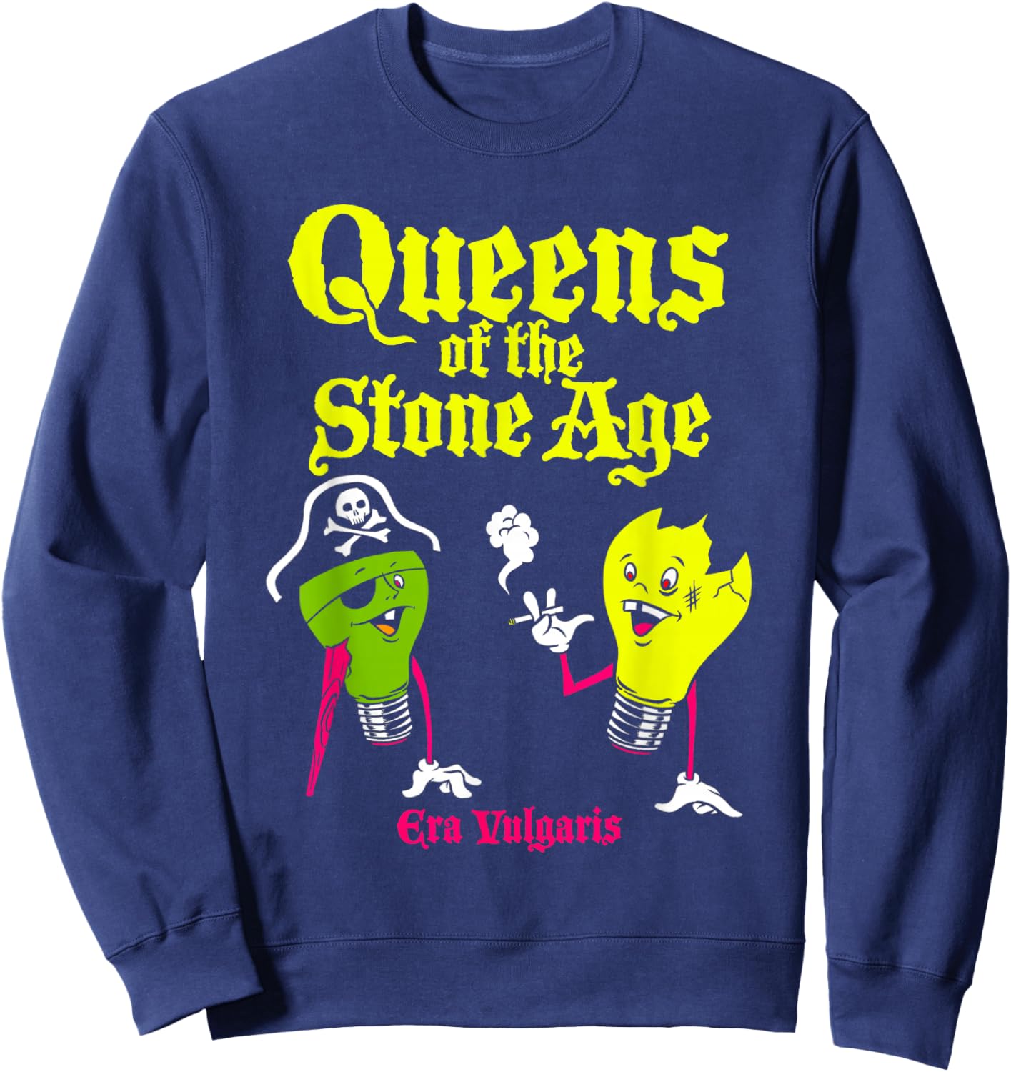 Official Queens of The Stone Age Era Vulgaris Sweatshirt - Sweatshirt | Navy