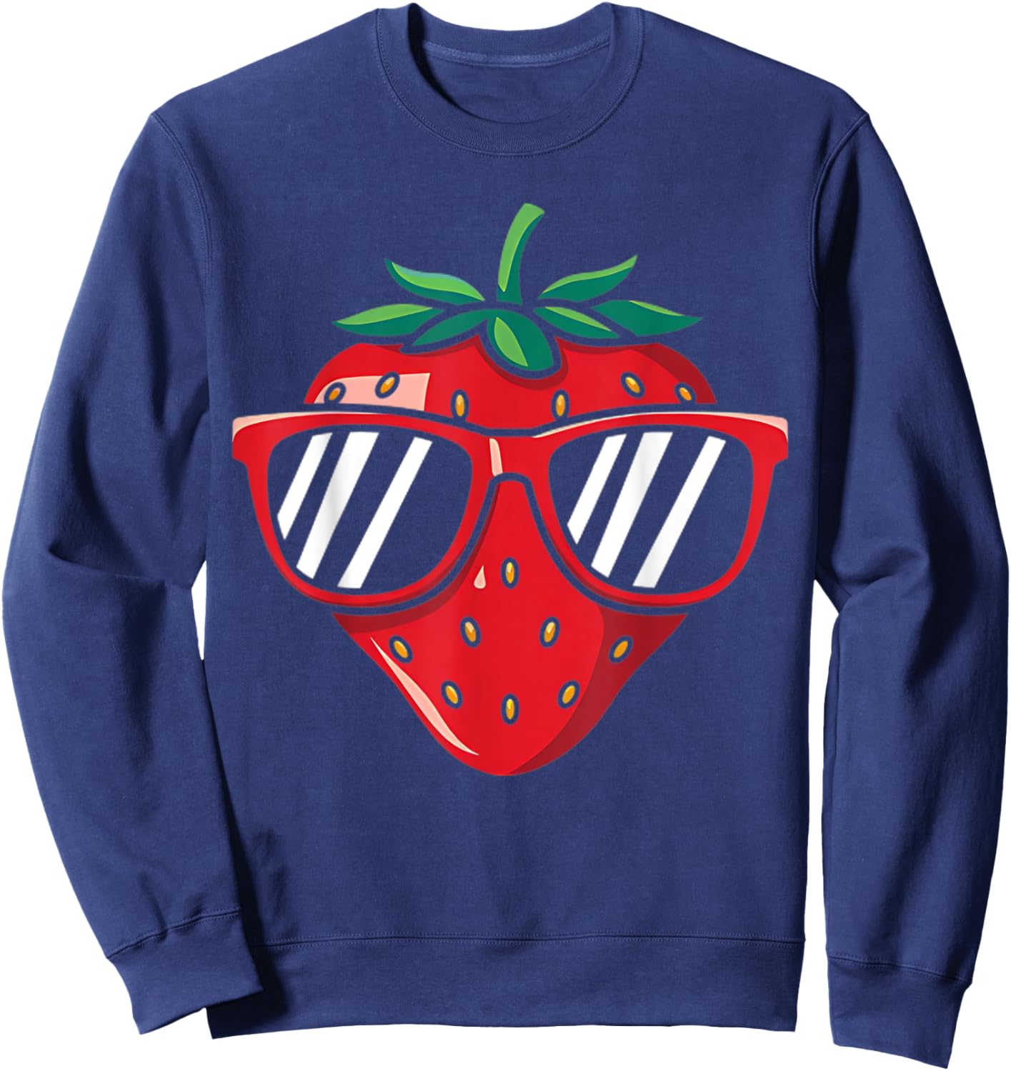 Pretty Strawberry Costume For Fruits Strawberry Lovers Sweatshirt - Sweatshirt | Navy