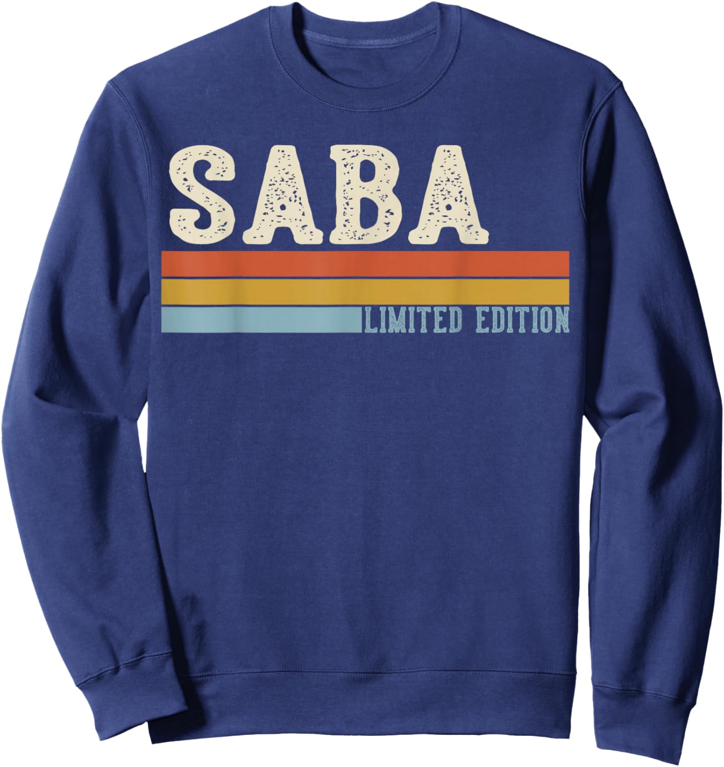 SABA Vintage Grandpa Fathers Day Retro Sweatshirt - Sweatshirt | Navy