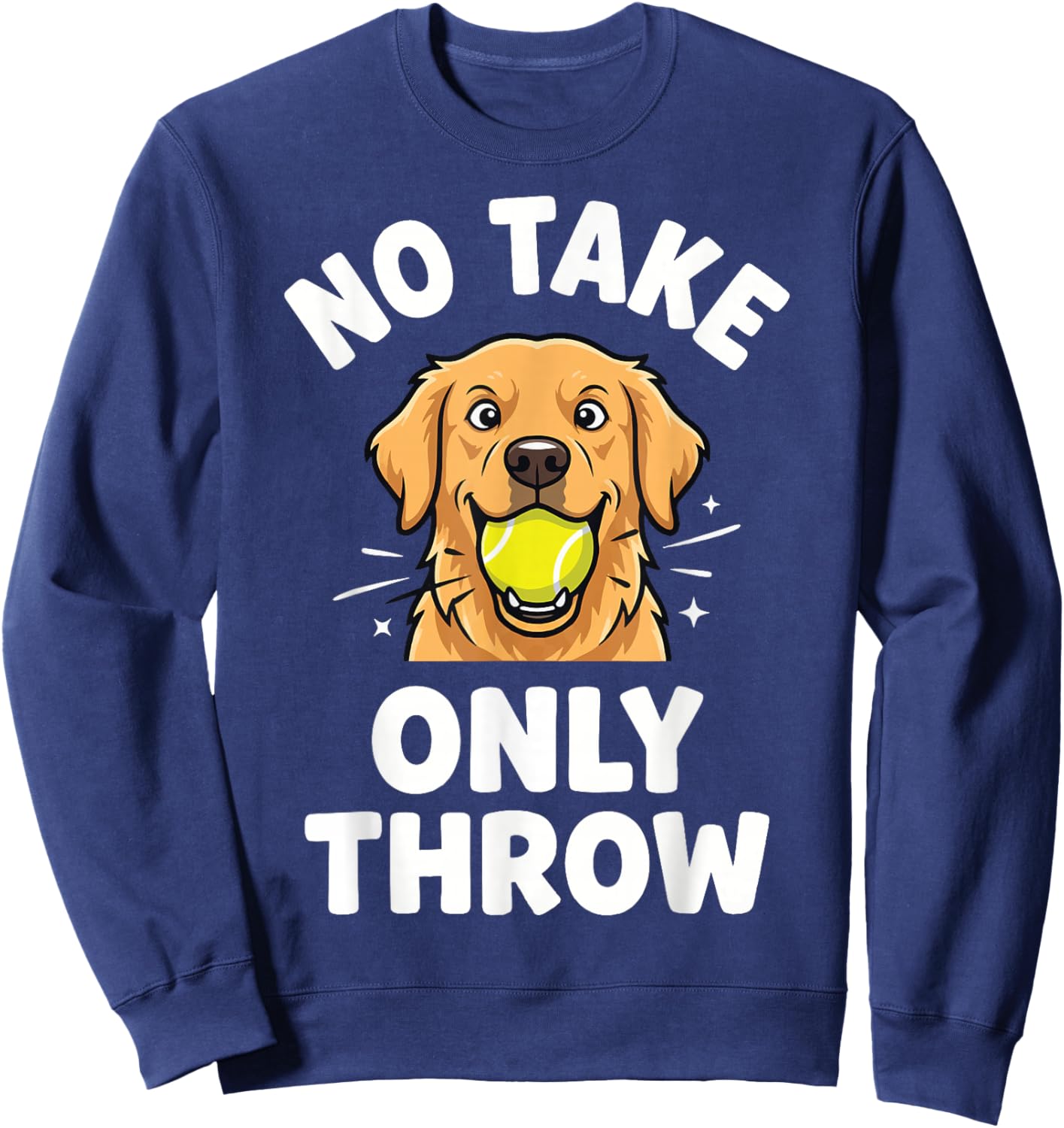 No Take Only Throw Sweatshirt - Sweatshirt | Navy