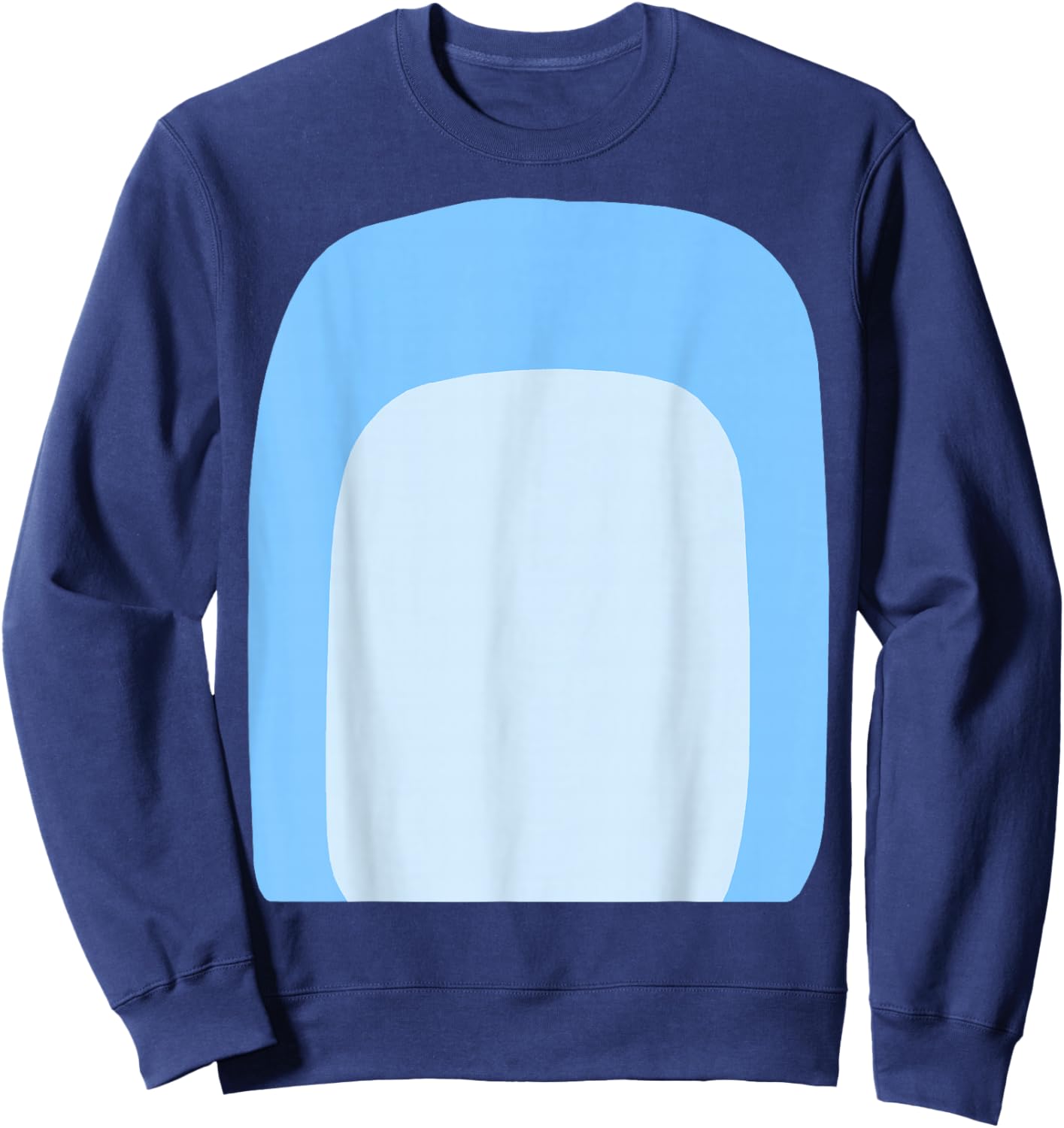 Blue Heeler Cattle Dog Cartoon Puppy Funny Holiday Costume Sweatshirt - Sweatshirt | Navy