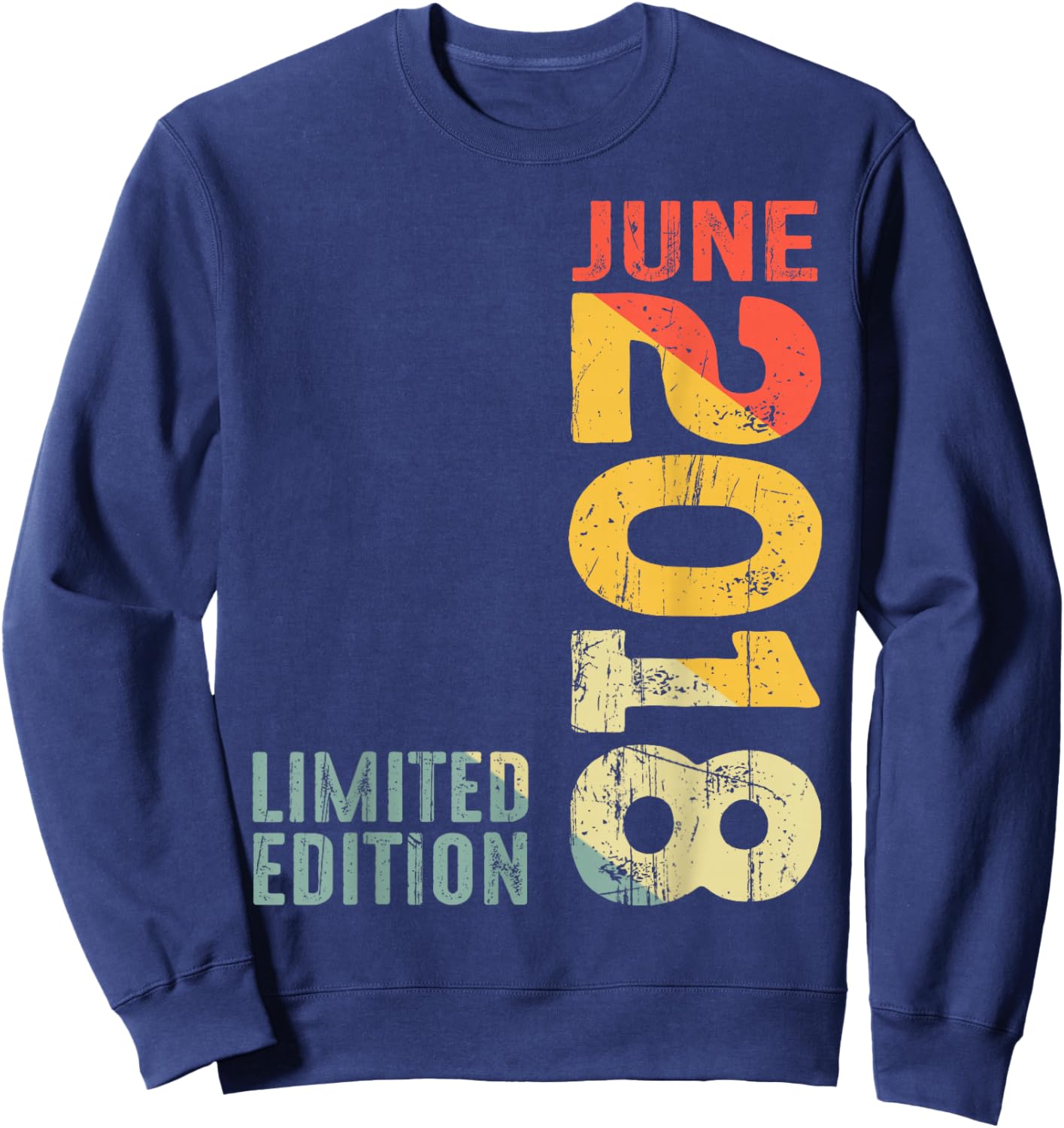 Mois Juin 2018 Année 2018 Rétro 2018 Vintage 2018 Depuis 2018 Sweatshirt - Sweatshirt | Navy