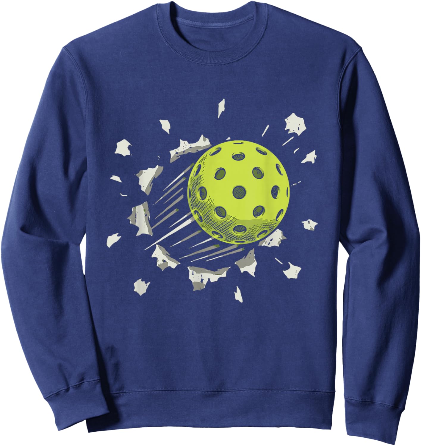 Cool Pickleball Graphic Youth Men Women Pickleball Sweatshirt - Sweatshirt | Navy