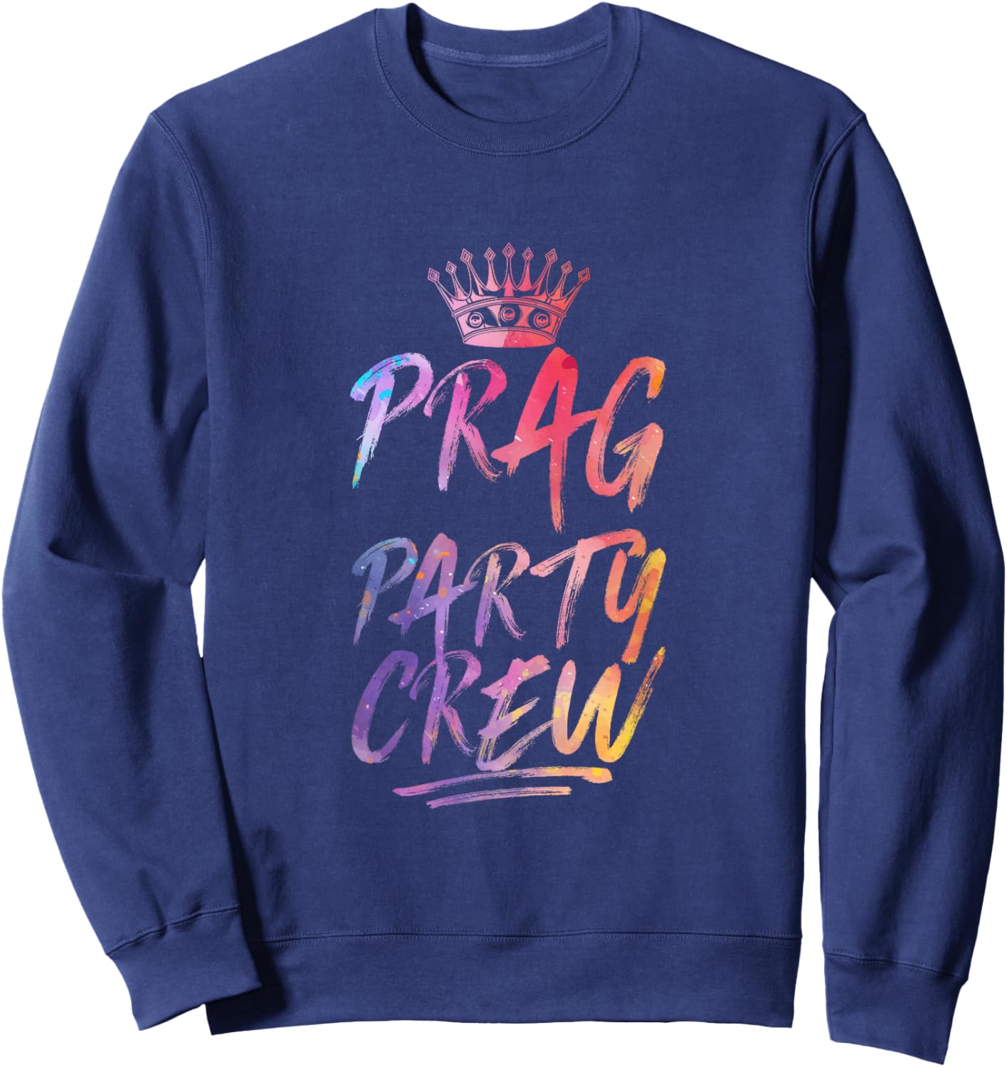 Prag Party Crew | Urlaubsteam Sweatshirt - Sweatshirt | Navy