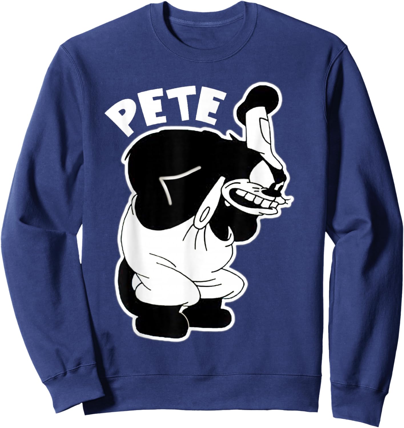 Peg Leg Pete Vintage Cartoon Sweatshirt - Sweatshirt | Navy