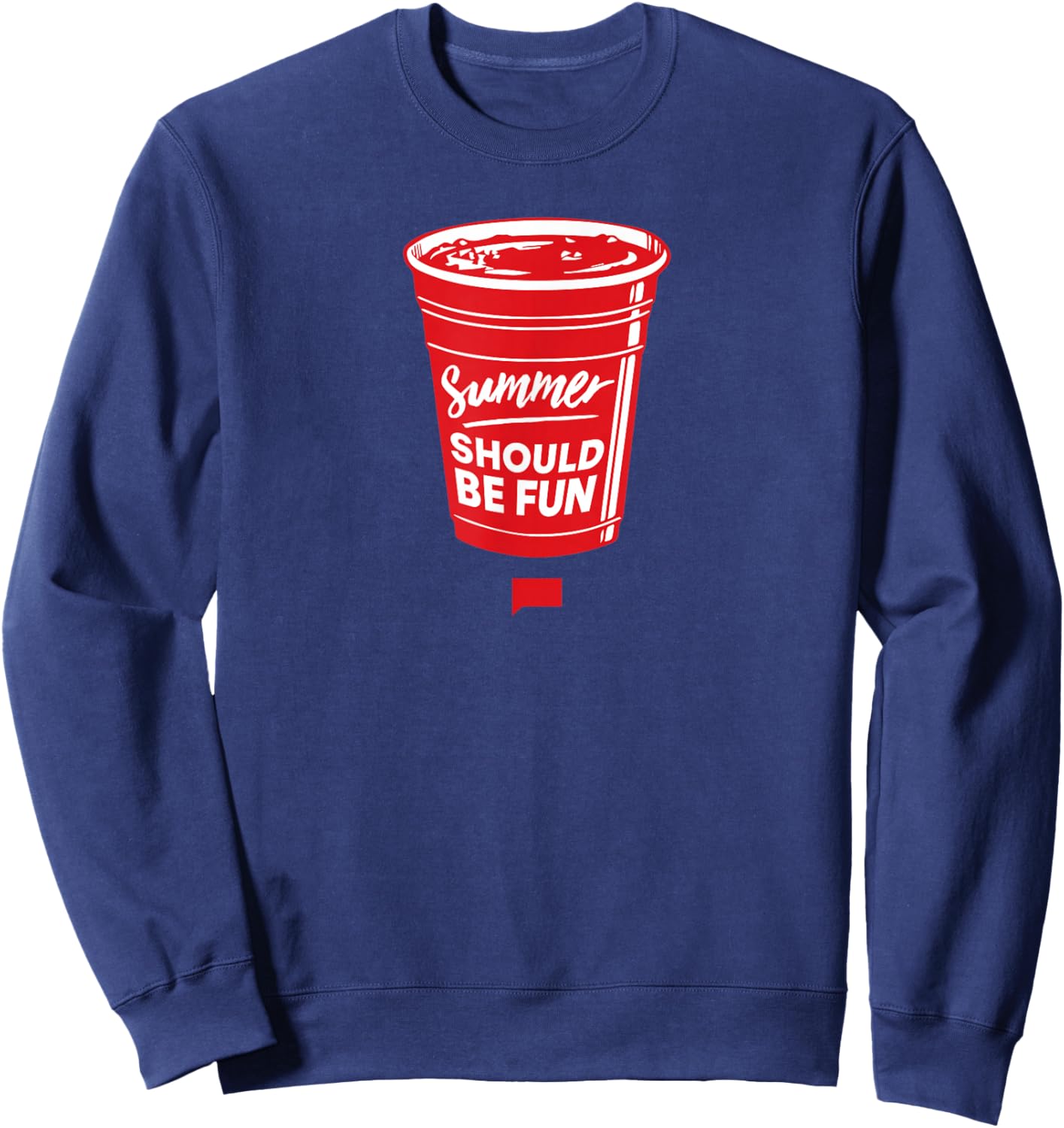 Officially Licensed - Summer House Solo Cup Sweatshirt - Sweatshirt | Navy