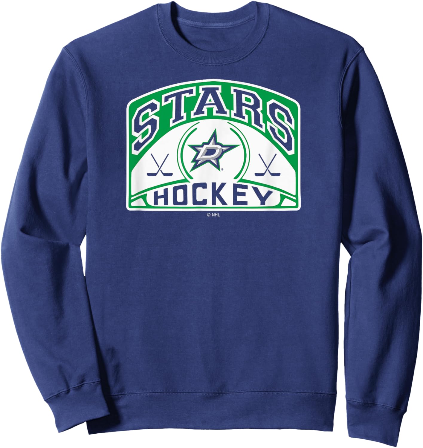 Dallas Stars Glide Black Officially Licensed Sweatshirt - Sweatshirt | Navy