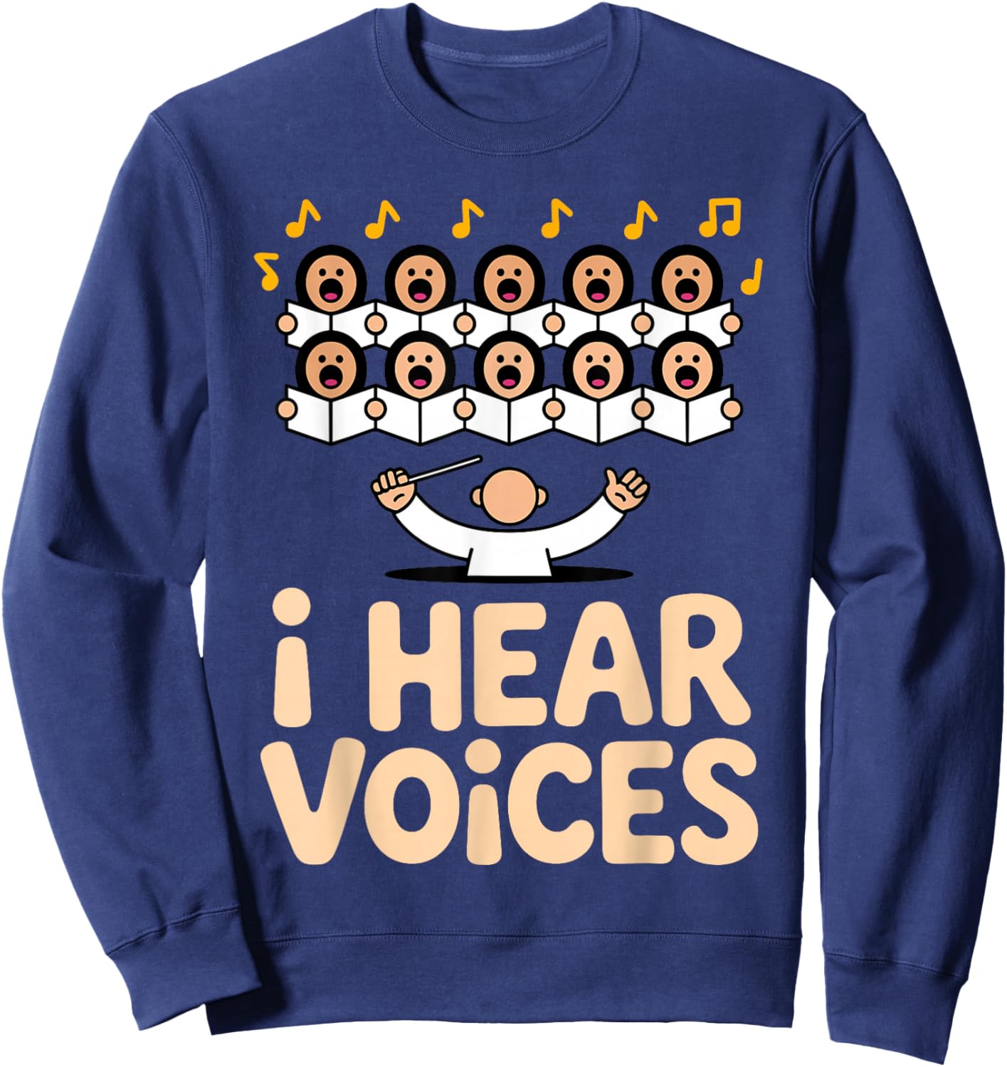 Choir Art Women Choir Teacher Choir Director Choir Sweatshirt - Sweatshirt | Navy