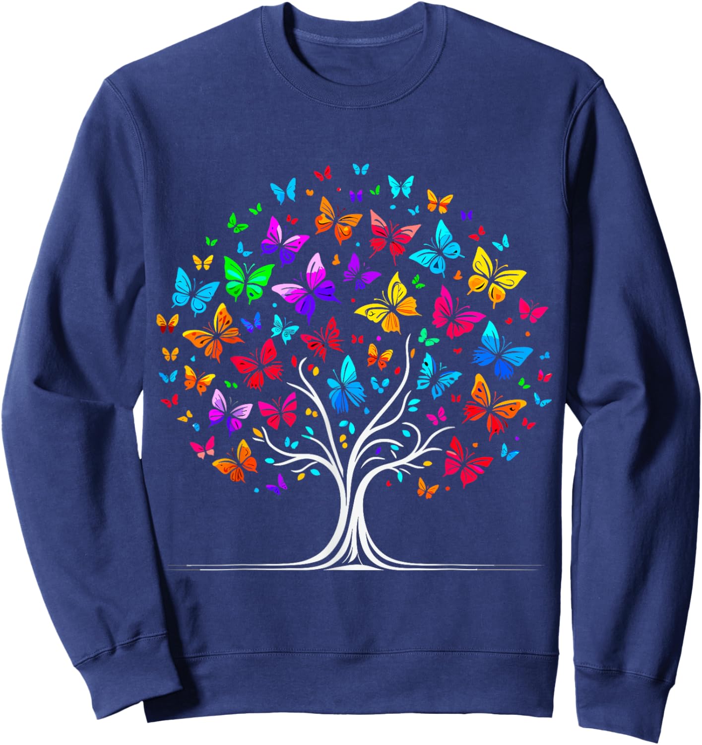 Butterfly Tree Sweatshirt - Sweatshirt | Navy