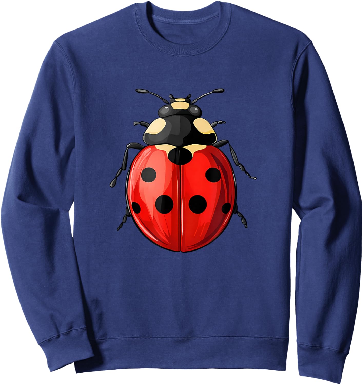 Cute Ladybug Sweatshirt - Sweatshirt | Navy