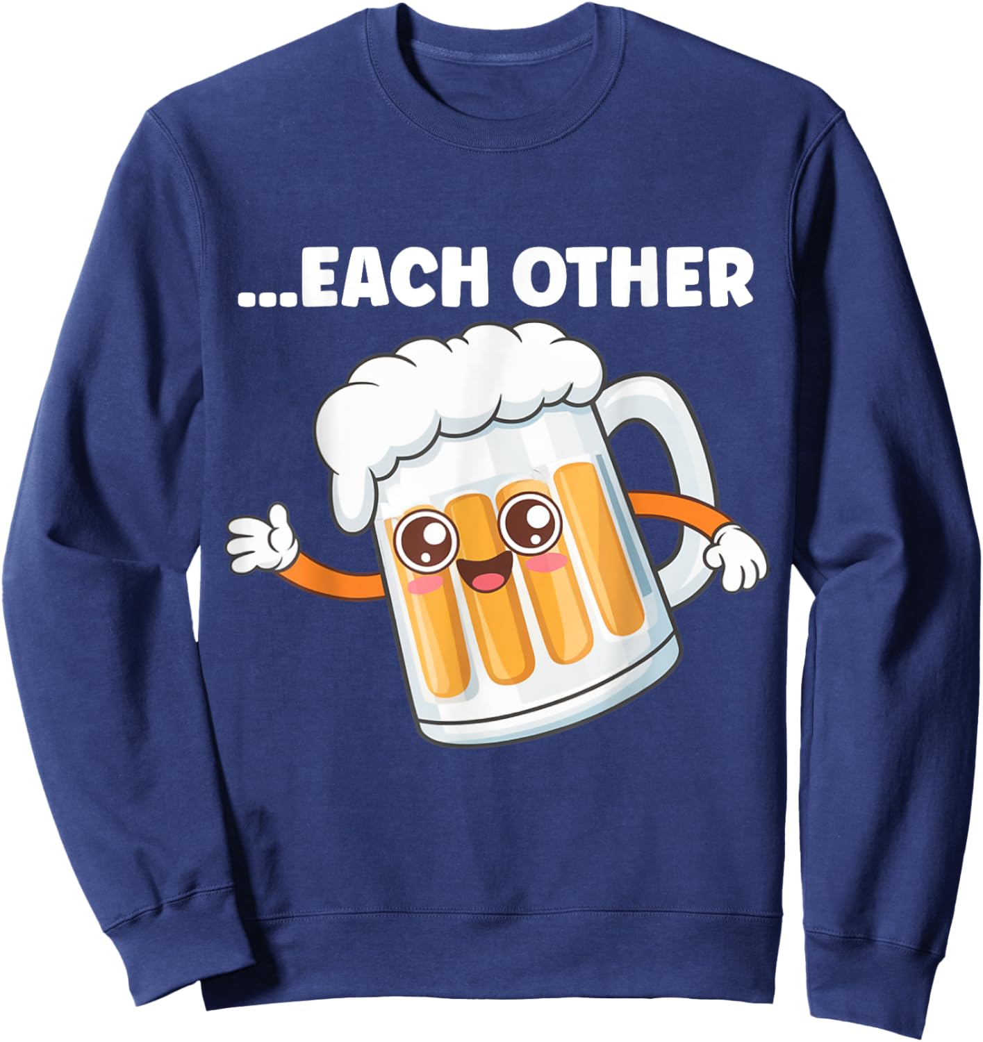 German Pretzel And Beer Matching Couple Outfits Sweatshirt - Sweatshirt | Navy