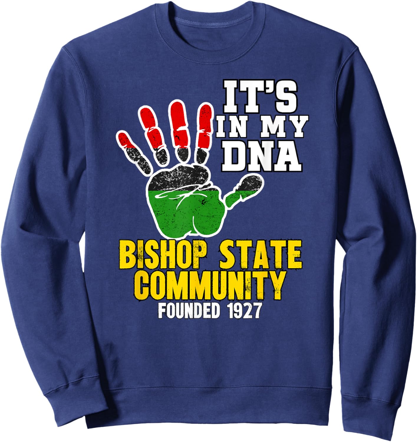 Bishop State Community, BSCC, Souvenir HBC Design Sweatshirt - Sweatshirt | Navy