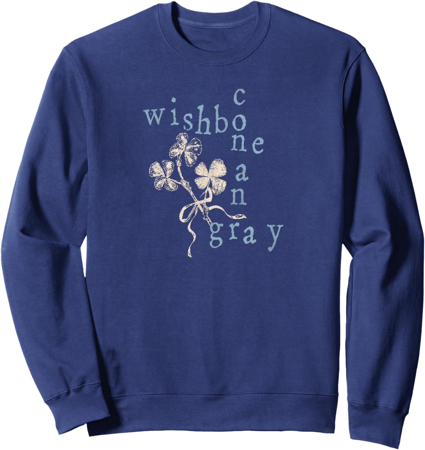 Offizieller Conan Gray Kreuzworträtsel-Wishbone Sweatshirt - Sweatshirt | Navy
