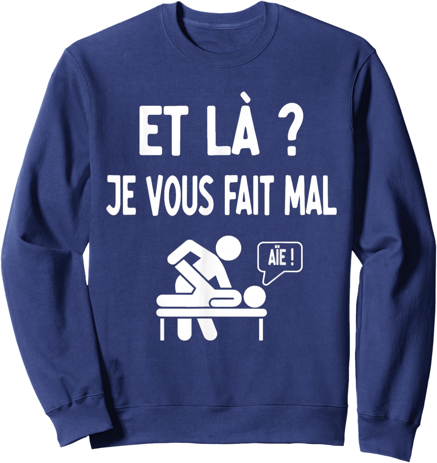 Physical Funny Funny Physiotherapist Sweatshirt - Sweatshirt | Navy