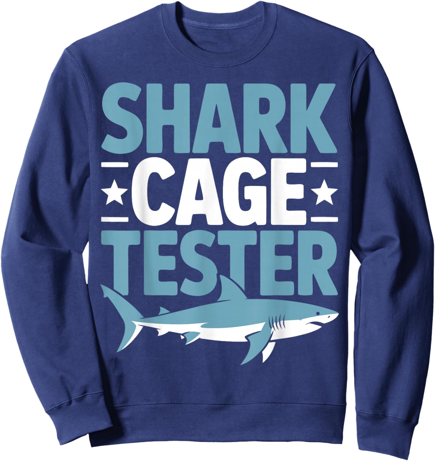 Amputated Prosthetic User Cage Tester Funny Amputee Sweatshirt - Sweatshirt | Navy