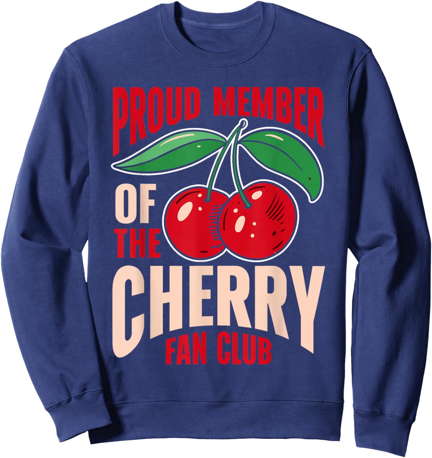 Cherry Shirts Fruits Cherry Lover , Women & Kids - Black, Small, Short Sleeve, Summer Sweatshirt - Sweatshirt | Navy