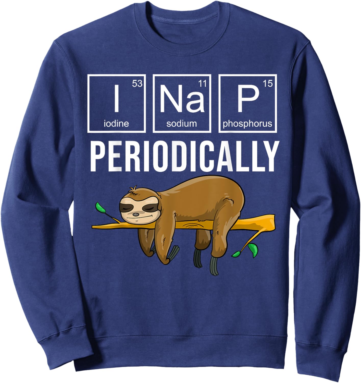 Nap Art Women Kids Sleep Nap Periodically Nap Lover Sweatshirt - Sweatshirt | Navy