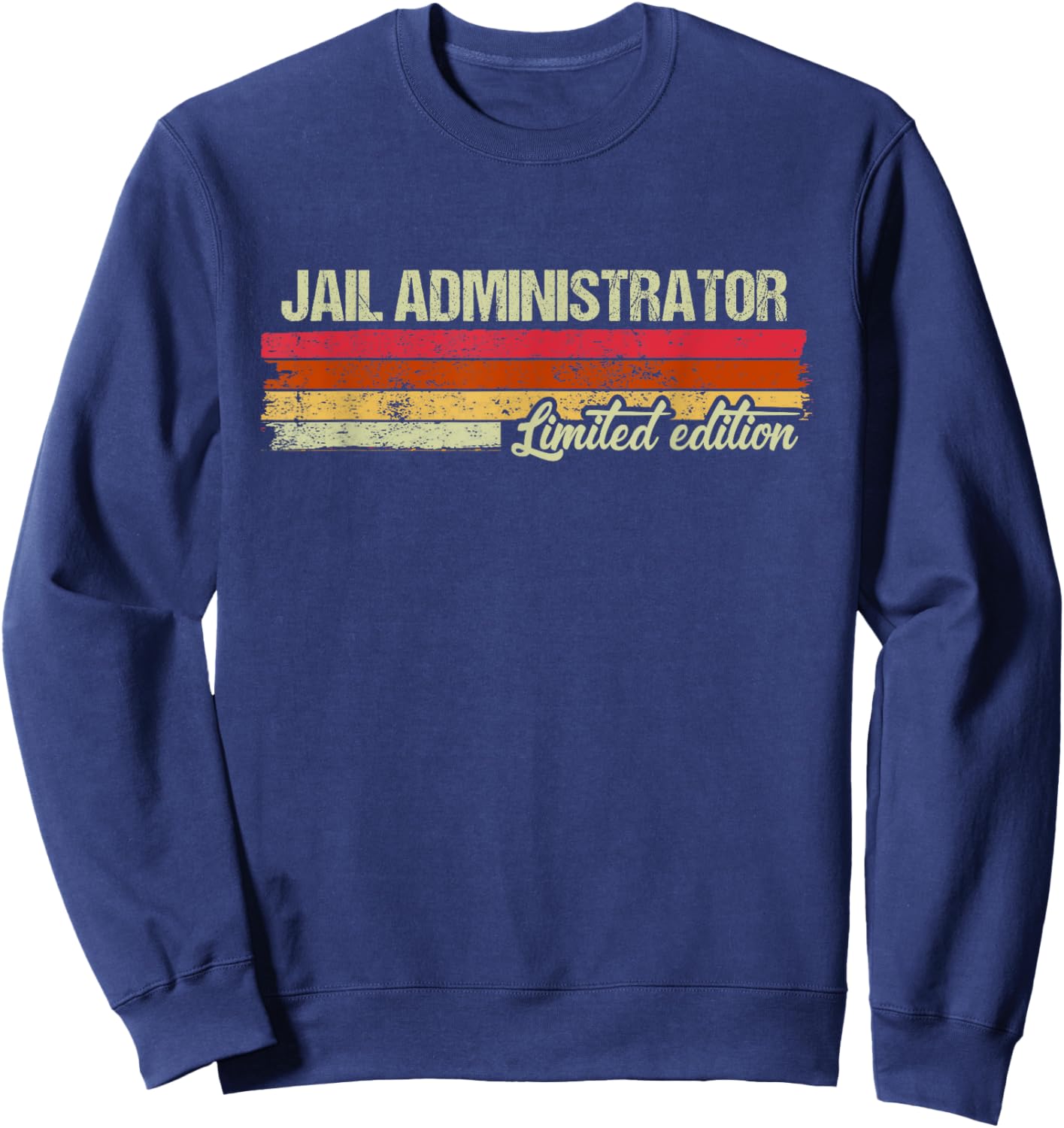 Vintage Jail Administrator Limited Edition Sweatshirt - Sweatshirt | Navy