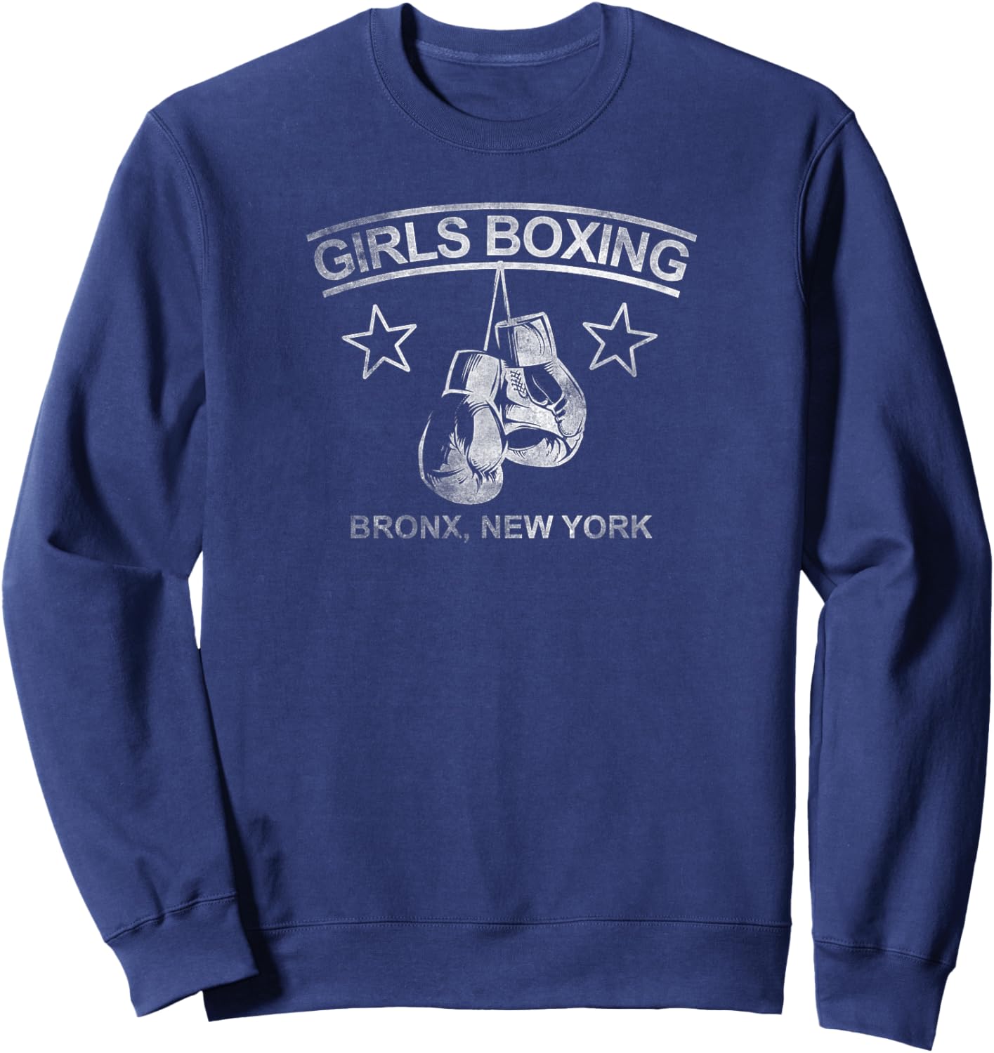 Girls Boxing Girls Boxing Bronx New York Sweatshirt - Sweatshirt | Navy