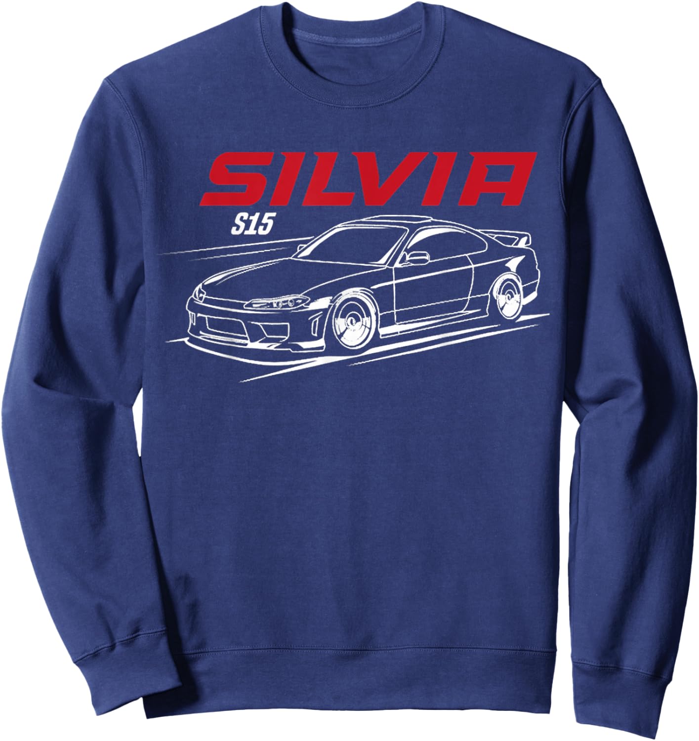 Silvia s15 lover sport car Sweatshirt - Sweatshirt | Navy