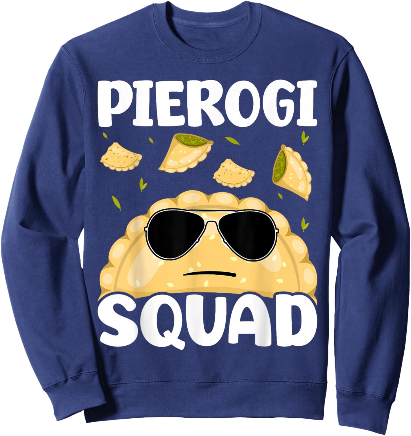 Pierogi Squad Poland Pierogi Sweatshirt - Sweatshirt | Navy