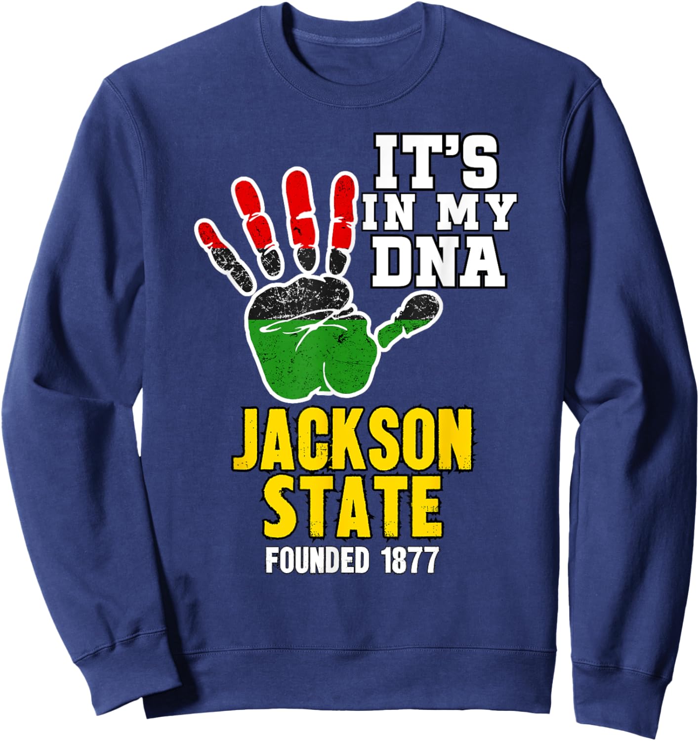 Jackson State, JSU, Souvenir HBC Design Sweatshirt - Sweatshirt | Navy