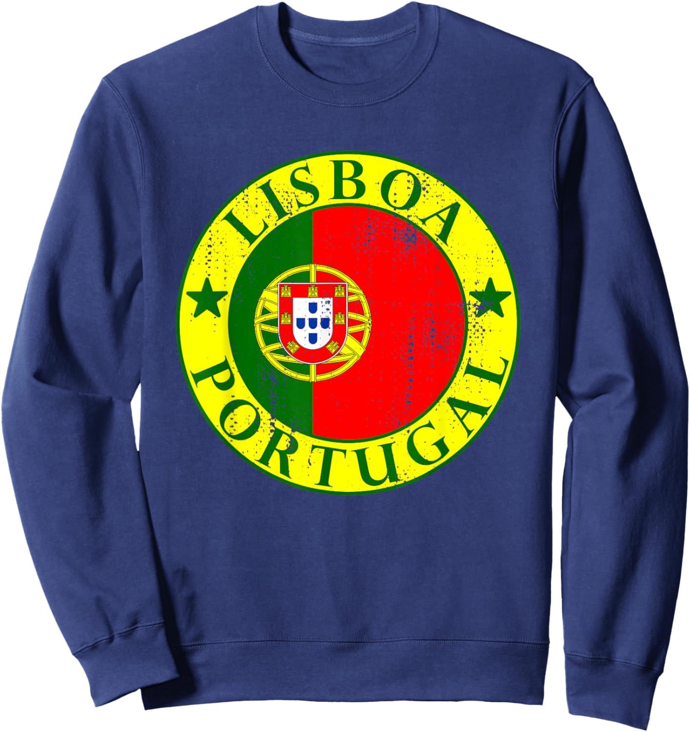 Lisboa, Portugal Flag, Portugal Travel, Lisbon Sweatshirt - Sweatshirt | Navy