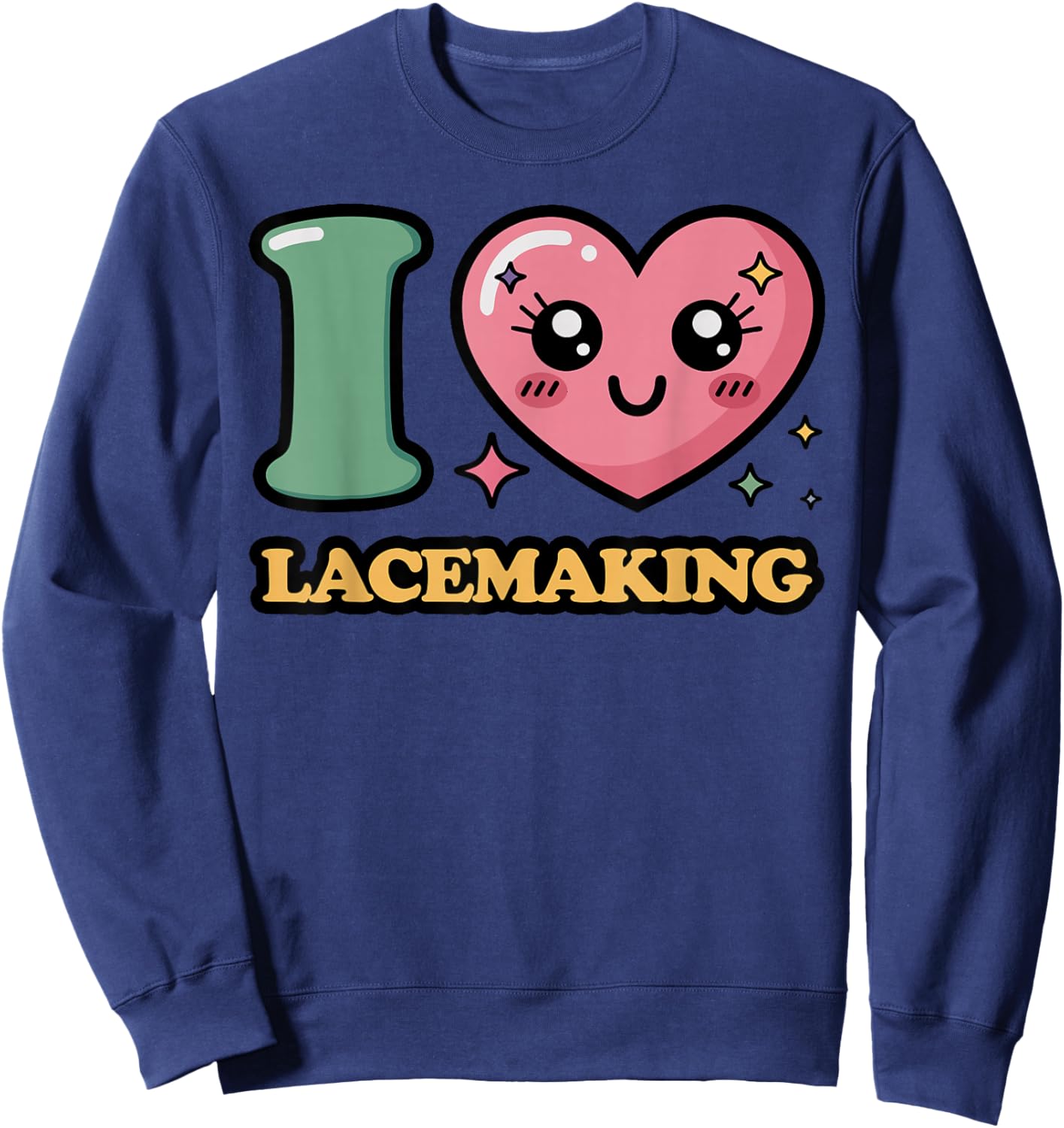 Ich Liebe Klöppeln Sweatshirt - Sweatshirt | Navy