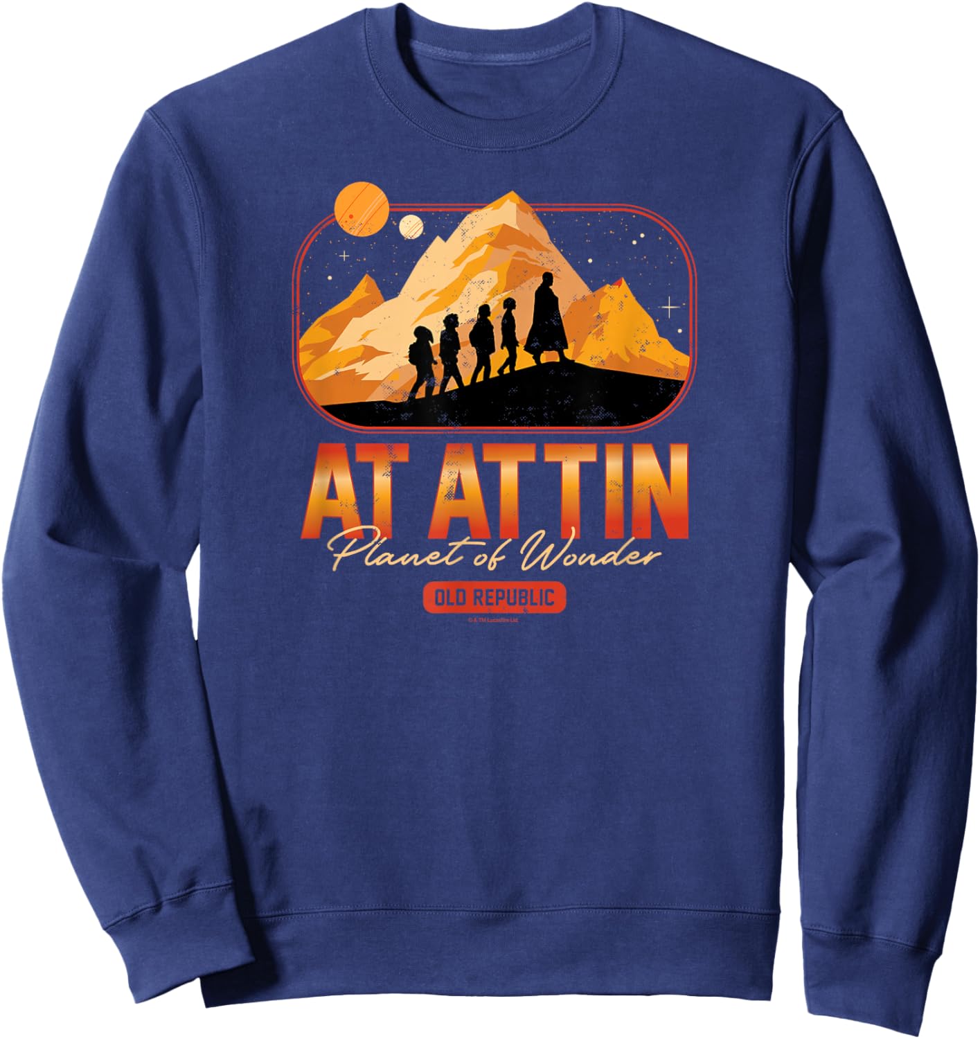 Star Wars - Skeleton Crew At Attin Destination Sweatshirt - Sweatshirt | Navy