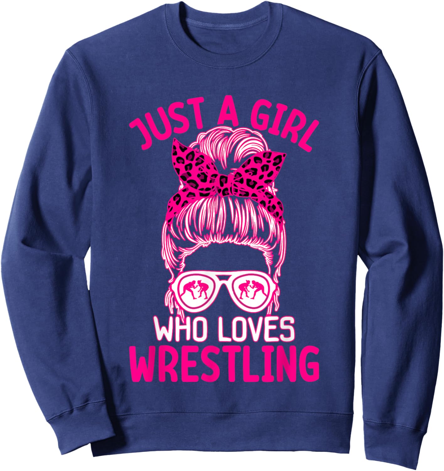 Just a Girl who loves Wrestling Sweatshirt - Sweatshirt | Navy