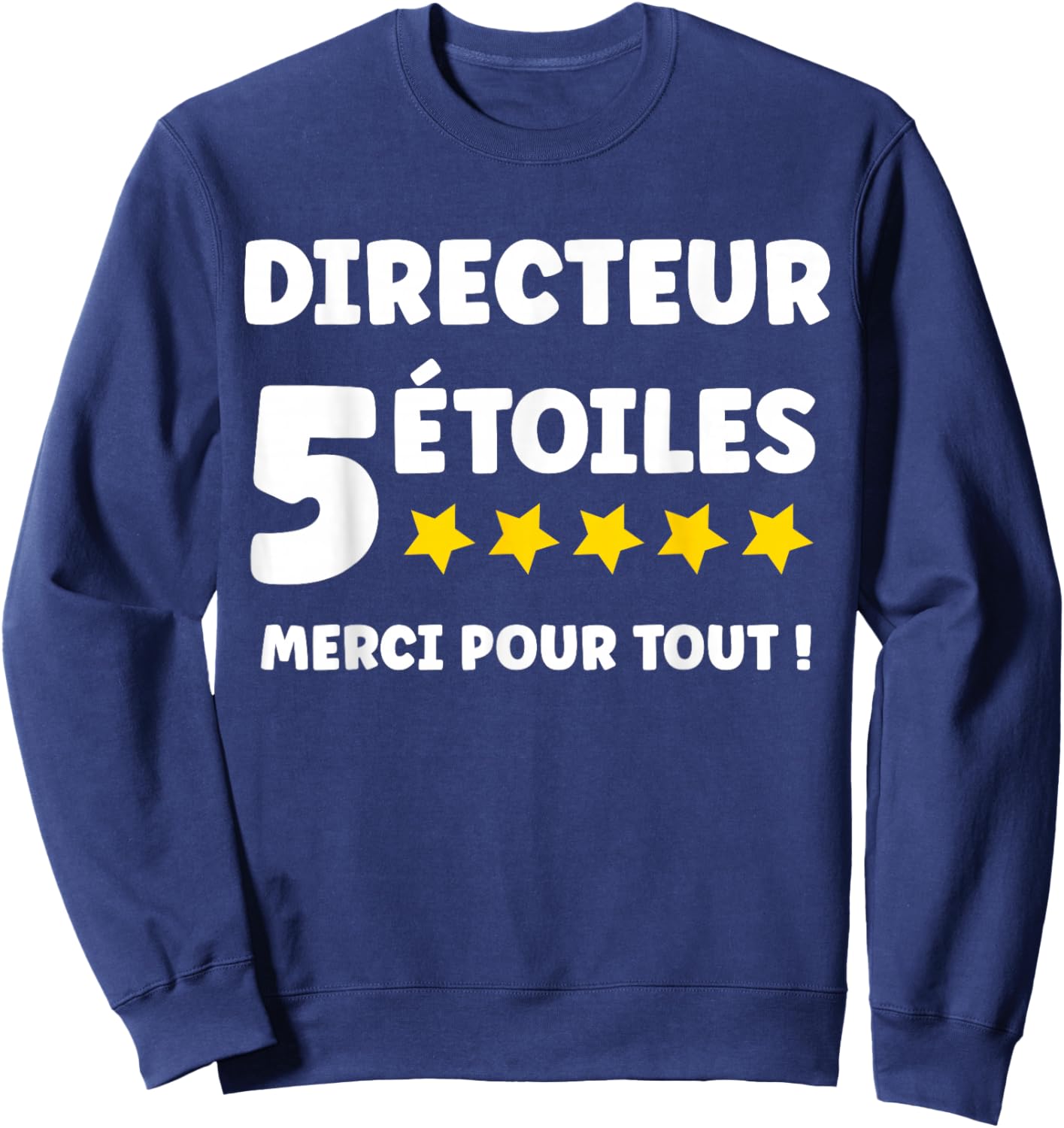 Departure 5 Star Director Thank You for Everything Super Director Sweatshirt - Sweatshirt | Navy