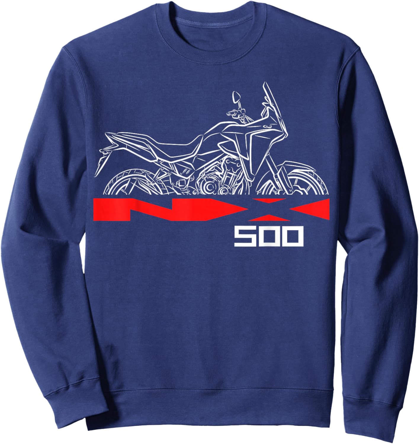 NX500 for ADV Riders, Motorcycle Sweatshirt - Sweatshirt | Navy