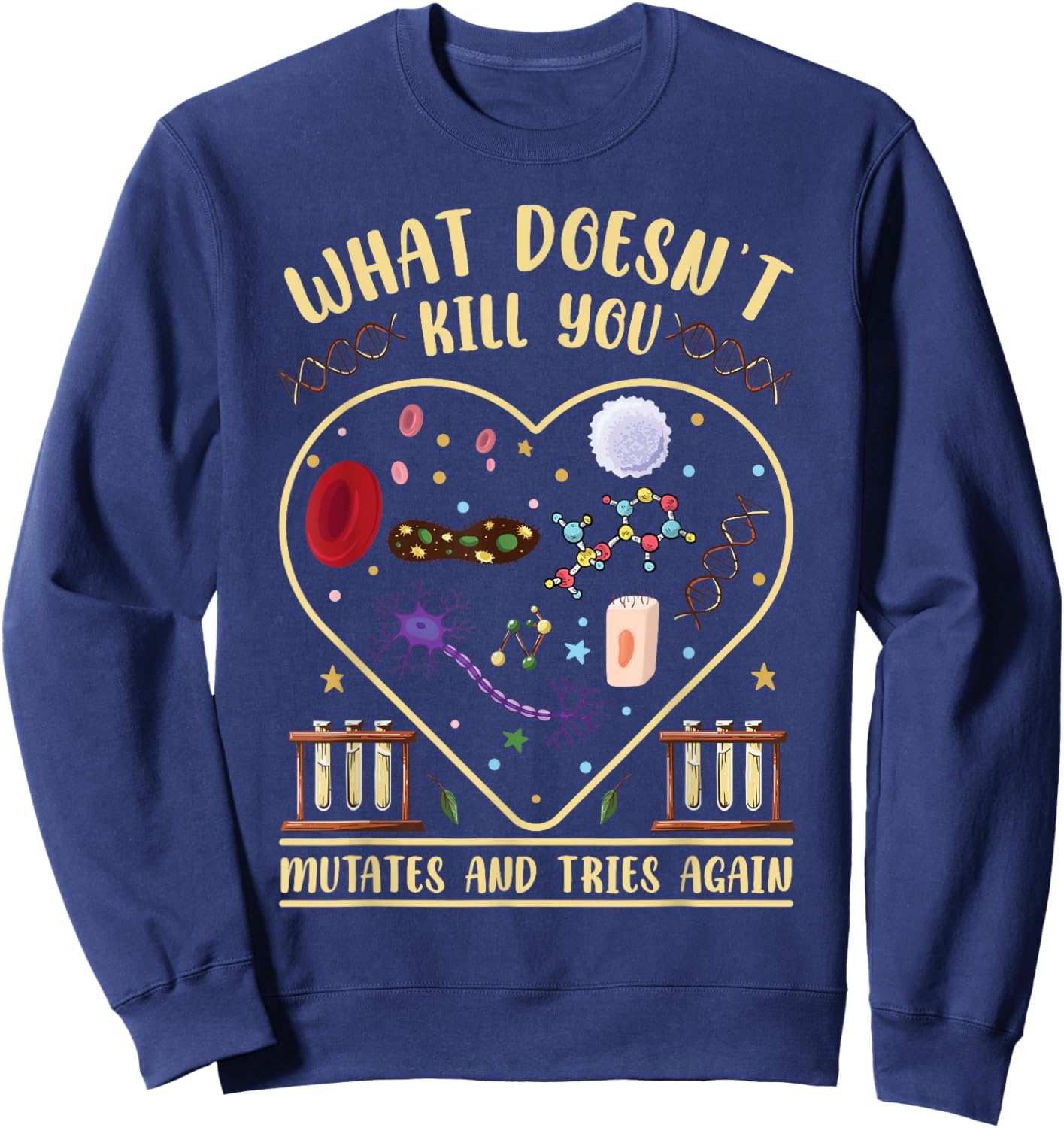 Biology Teacher Sweatshirt - Sweatshirt | Navy