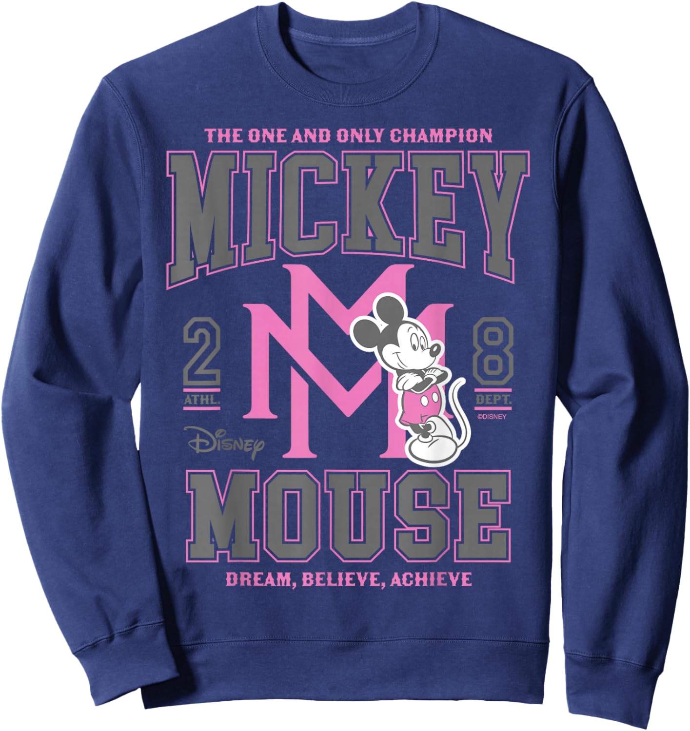 Disney Mickey and Friends Champion Athletic Style Sweatshirt - Sweatshirt | Navy