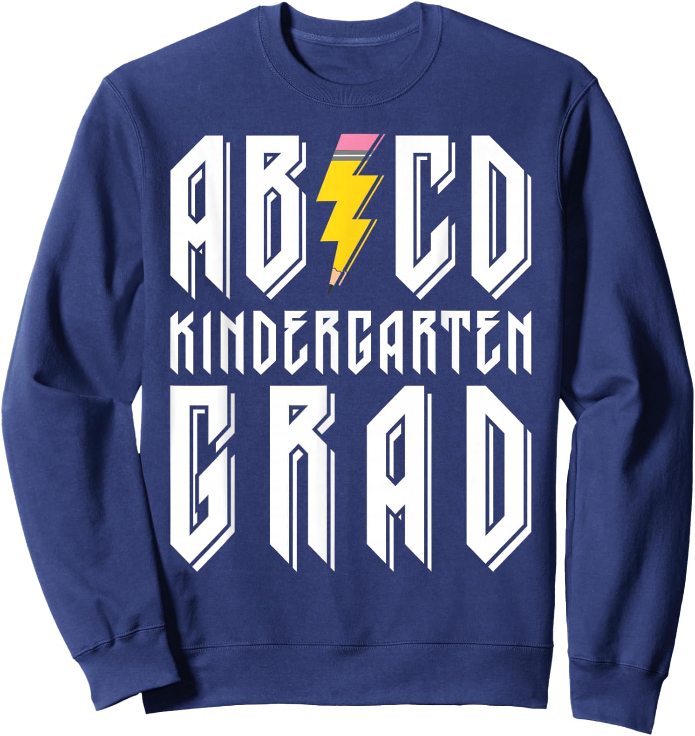 ABCD Kindergarten Grad 2026 Kindergarten Graduation 2026 Sweatshirt - Sweatshirt | Navy