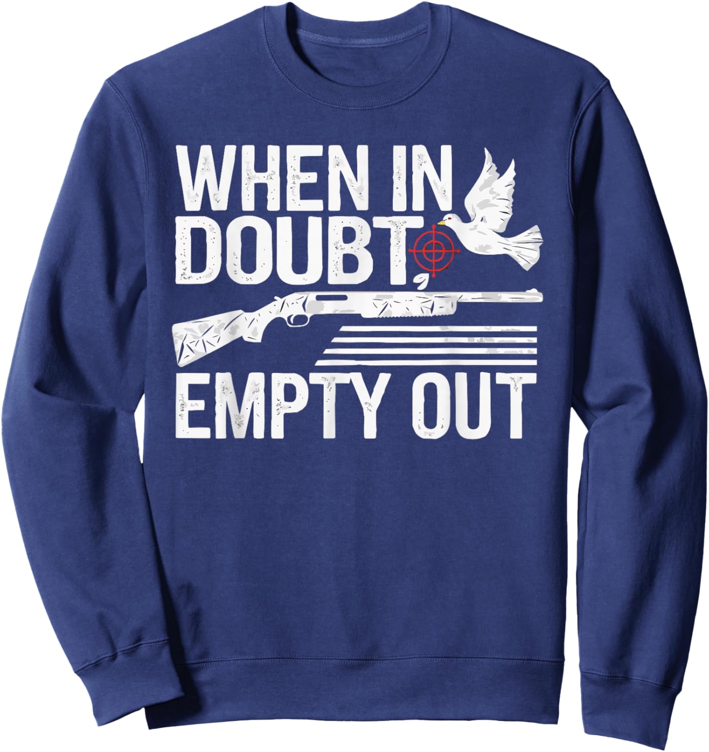 Dove Hunting Gear Dove Season Flying Bird Dove Slayer Sweatshirt - Sweatshirt | Navy
