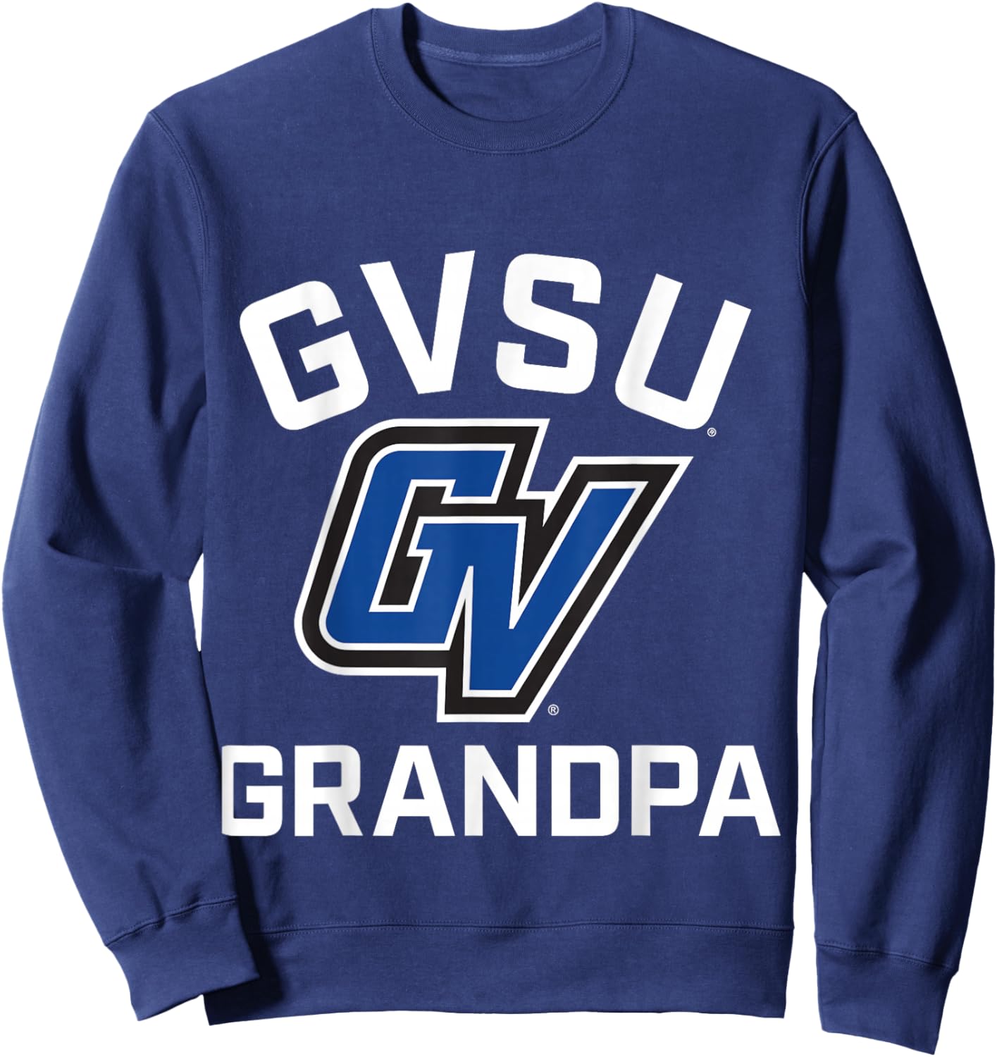Grand Valley State University GVSU Lakers Arched Grandpa Sweatshirt - Sweatshirt | Navy