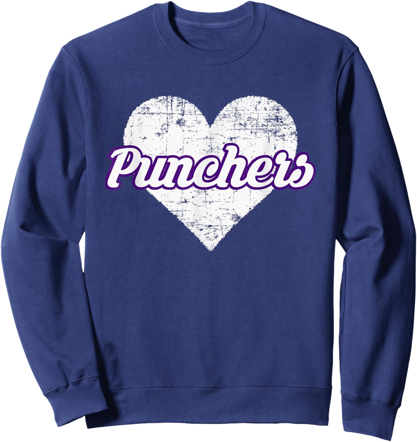 Mason Punchers Over Heart Sweatshirt - Sweatshirt | Navy