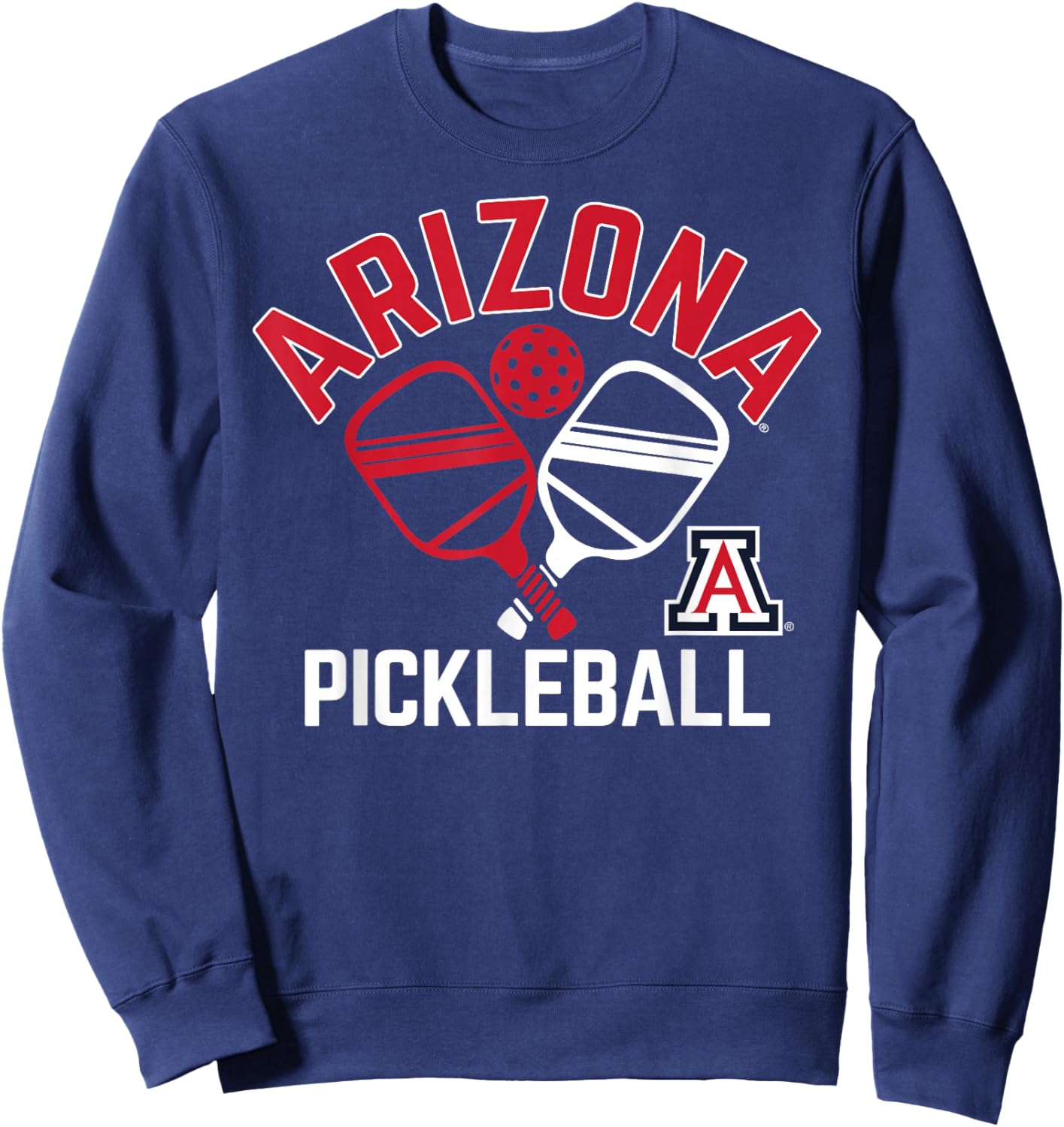Arizona Wildcats Pickleball Navy Officially Licensed Sweatshirt - Sweatshirt | Navy