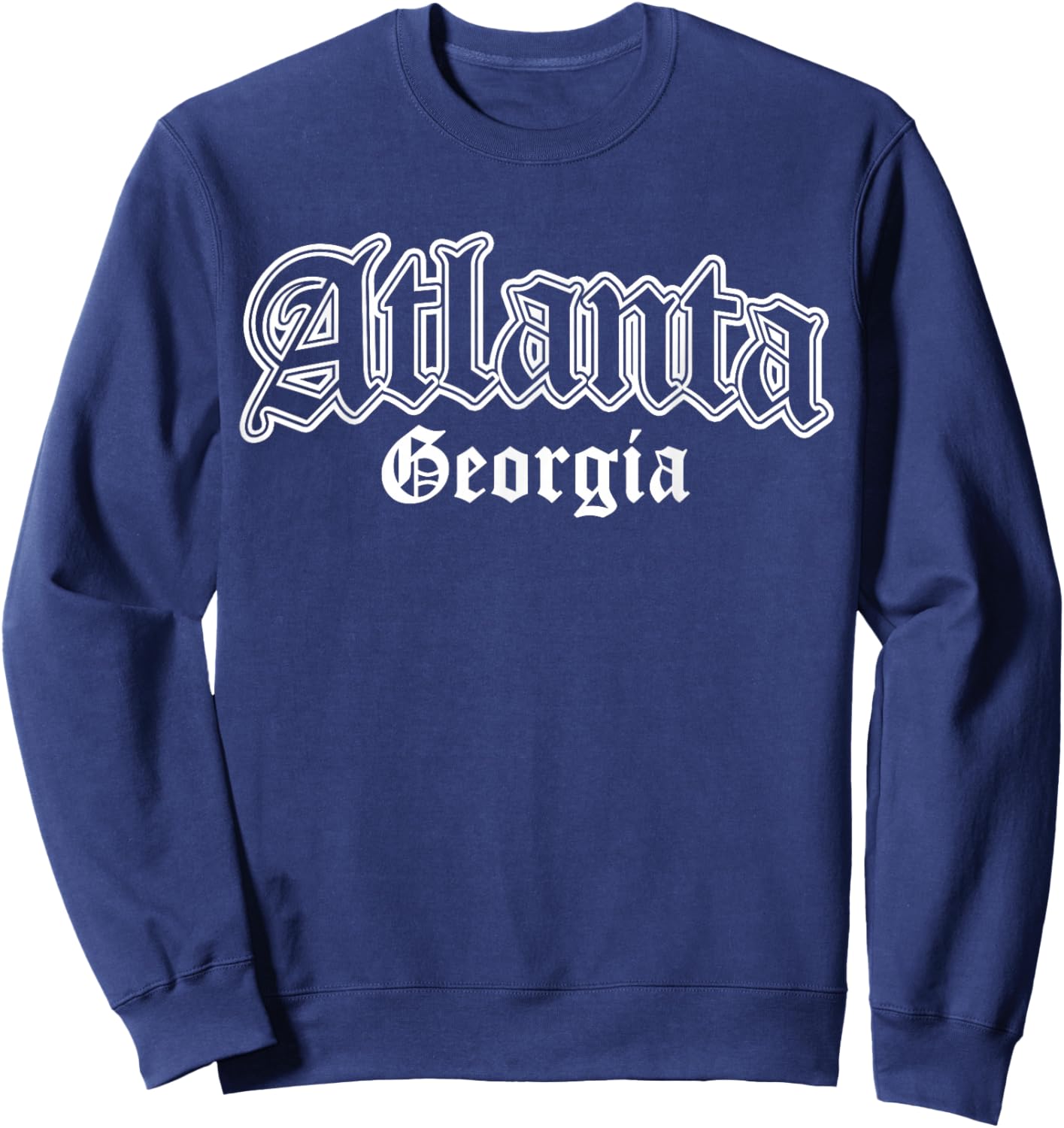 Atlanta Georgia Souvenir Sweatshirt - Sweatshirt | Navy