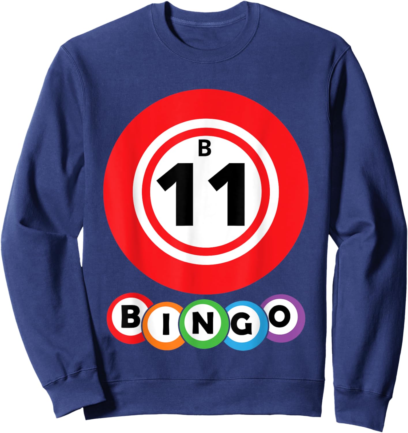 Lucky Bingo B11 Group Bingo Costume Sweatshirt - Sweatshirt | Navy