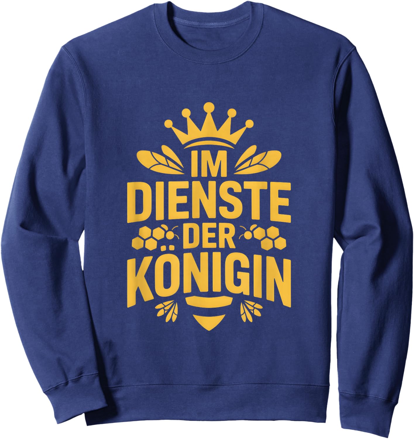 Im Dienste Der Königin Lustige Imker Biene Sweatshirt - Sweatshirt | Navy