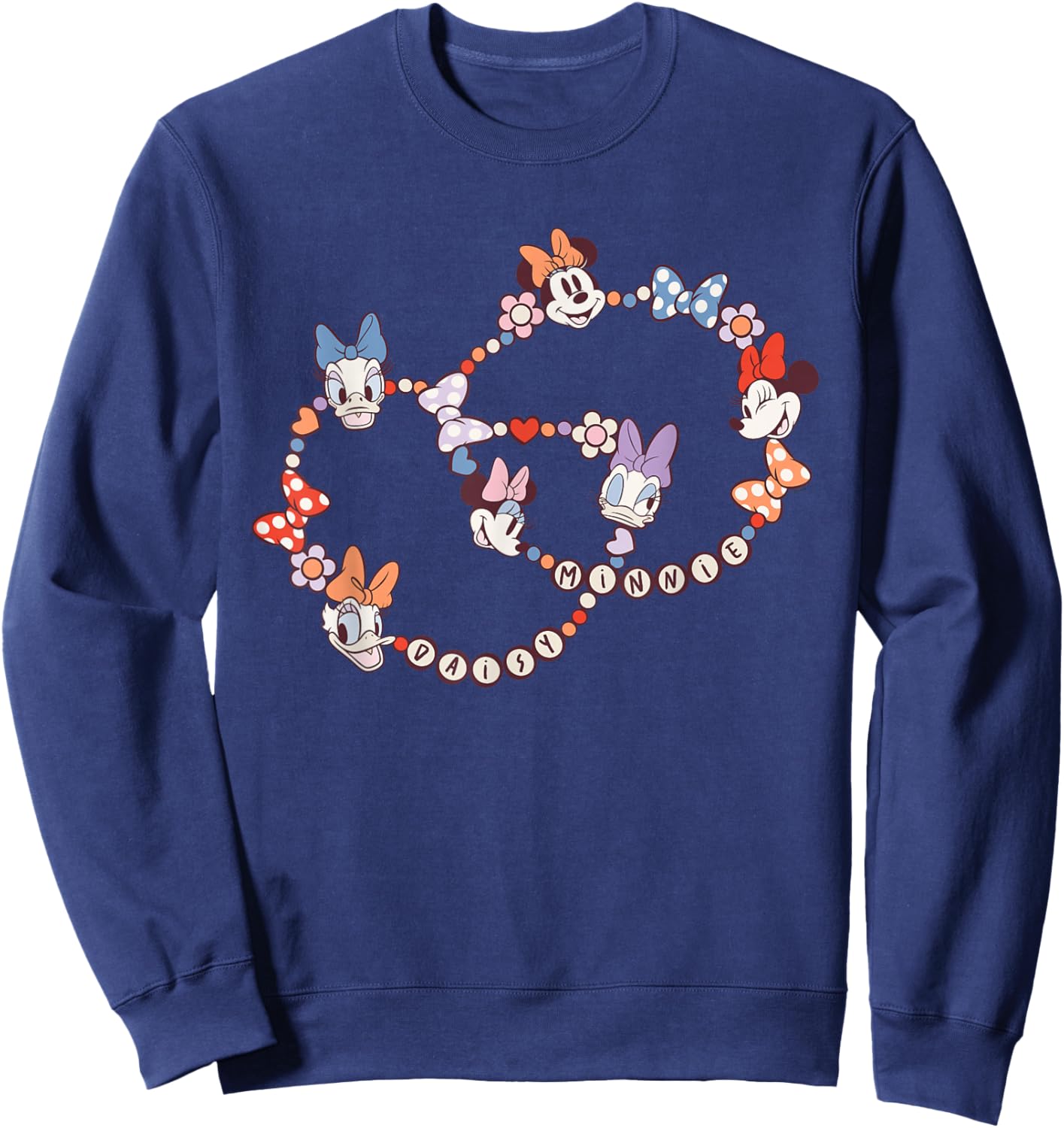 Disney Minnie and Daisy BFF's Matching Friendship Bracelets Sweatshirt - Sweatshirt | Navy