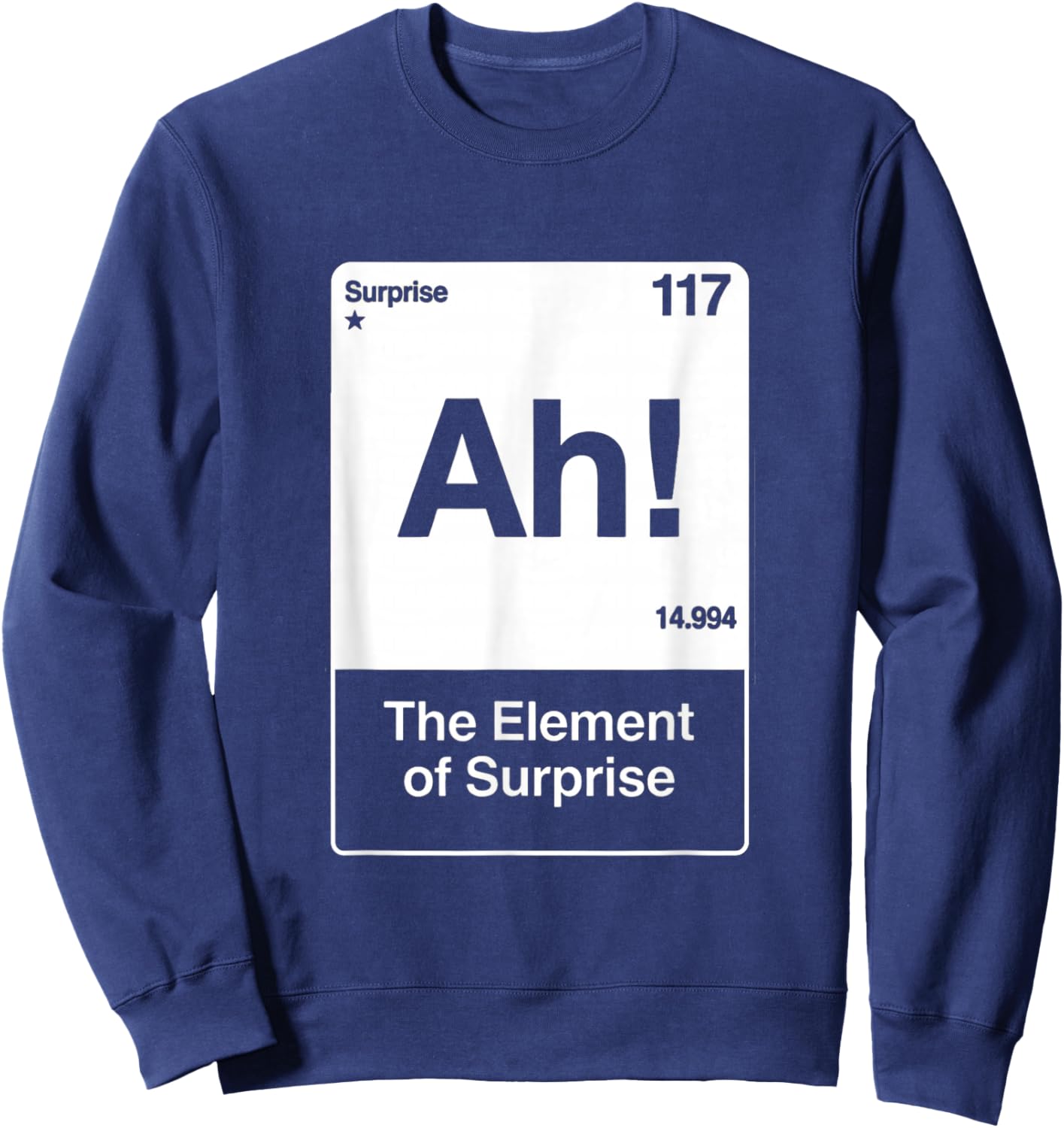 ah Element of Surprise Sweatshirt - Sweatshirt | Navy