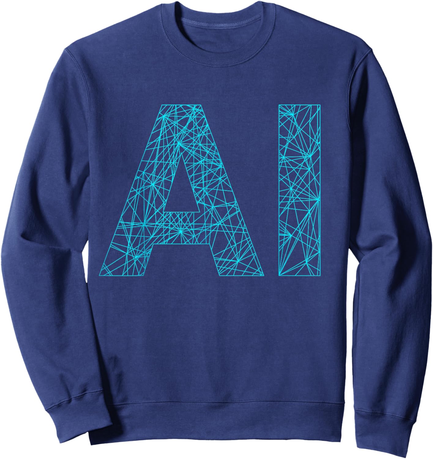 AI Artificial Intelligence Cool Design Sweatshirt - Sweatshirt | Navy