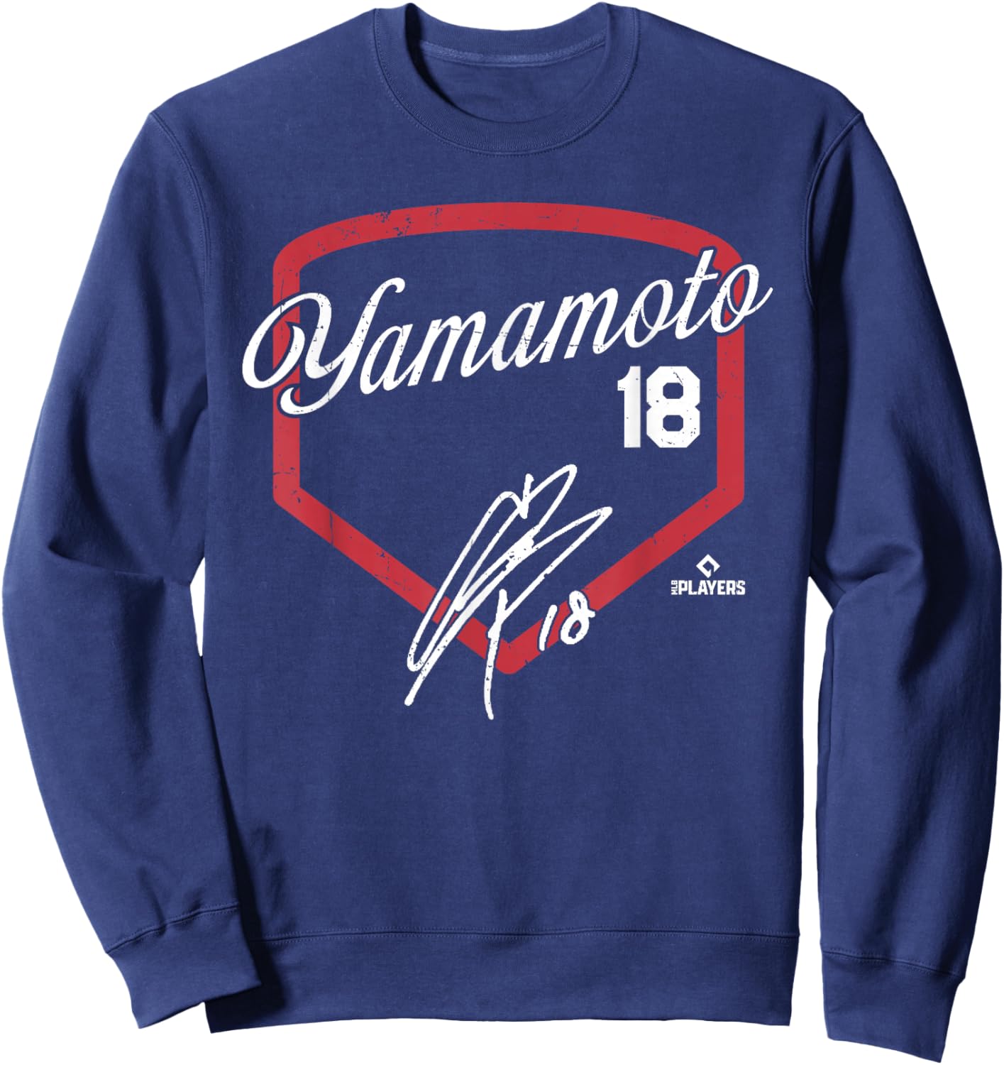 Yoshinobu Yamamoto | Los Angeles MLB Player | MLBYAM3001 Sweatshirt - Sweatshirt | Navy