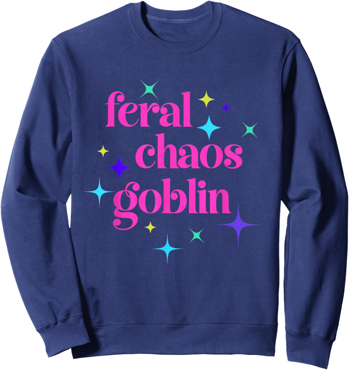 Feral Chaos Goblin Gamer's Sweatshirt - Sweatshirt | Navy