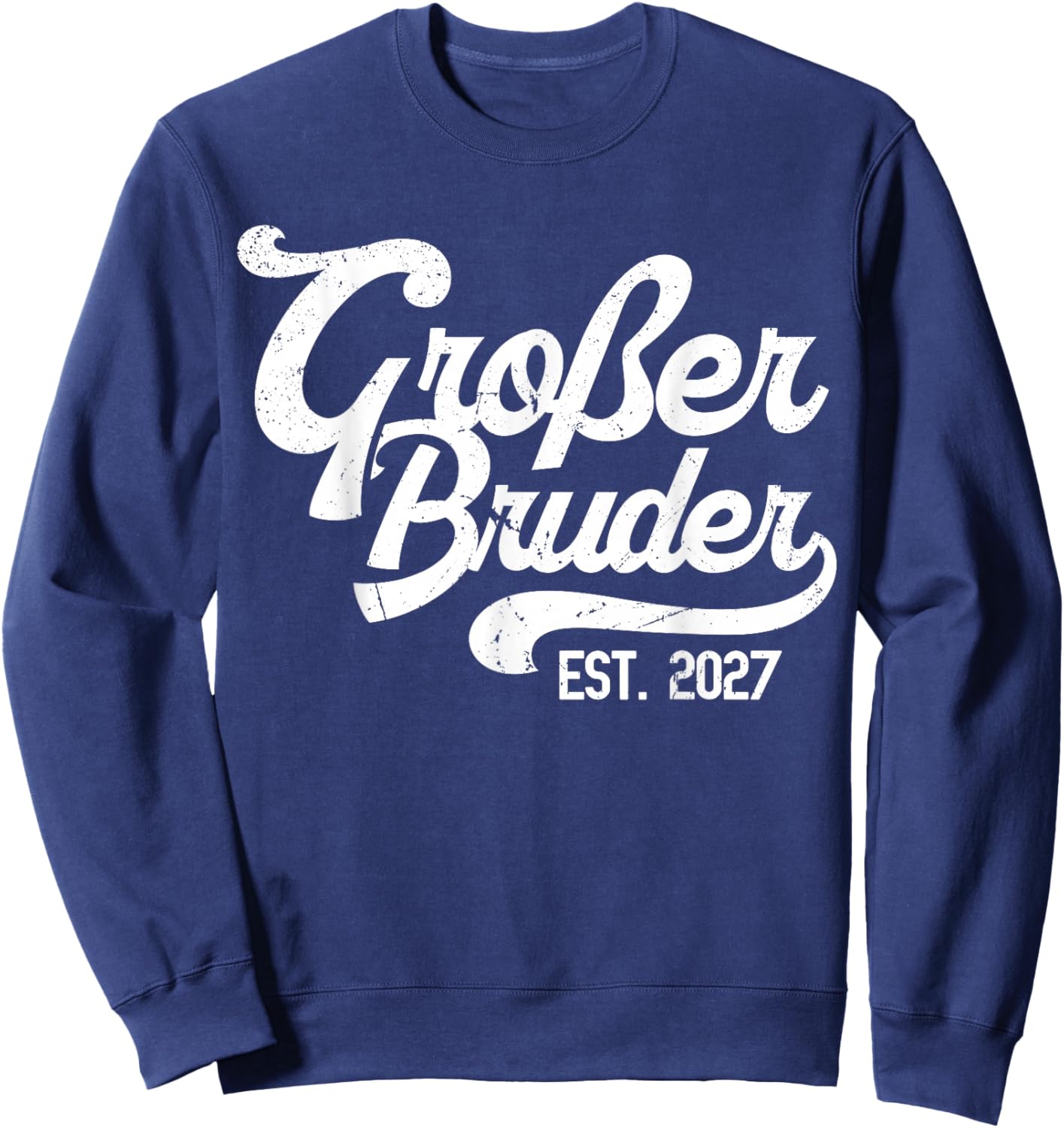 Großer Bruder 2027 Werdender Grosser Bruder Schwangerschaft Sweatshirt - Sweatshirt | Navy