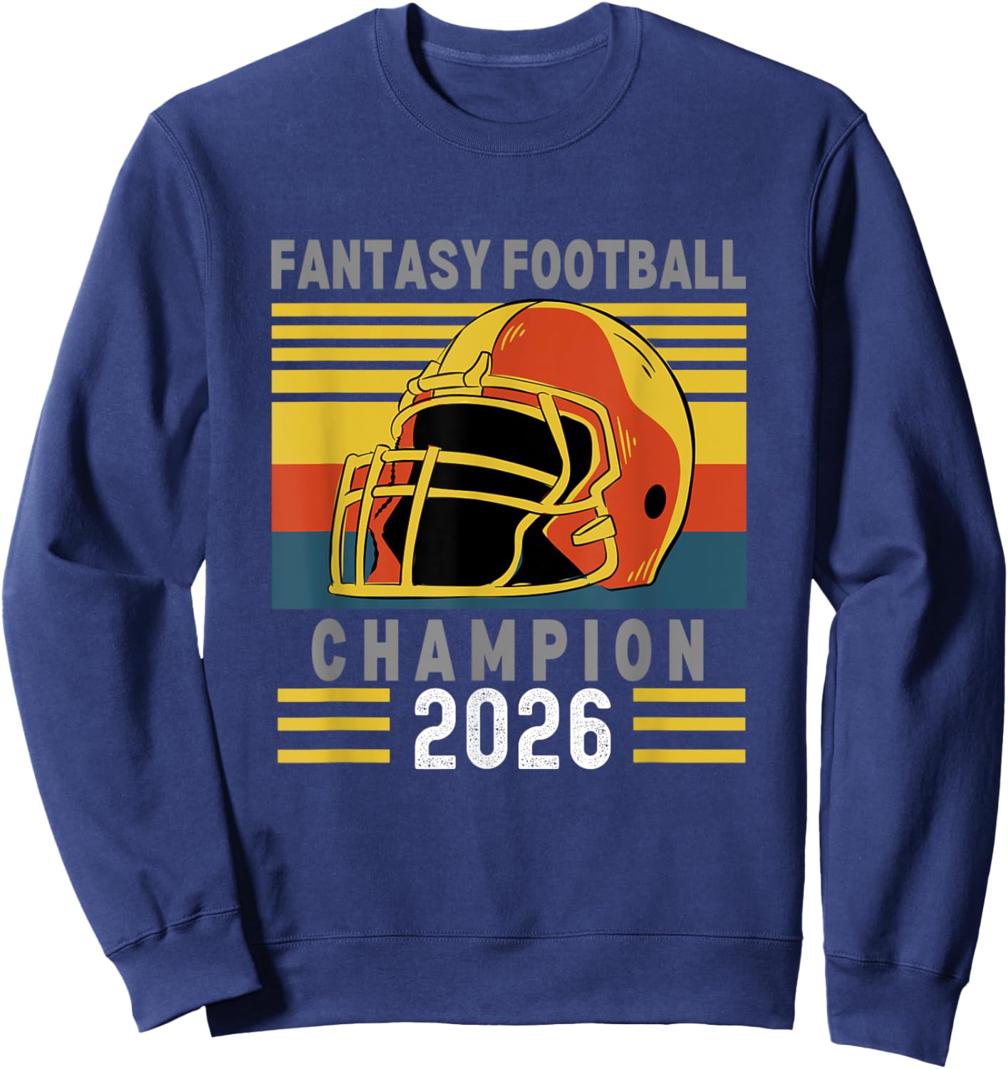 Fantasy Football 2026 League Champion Winner, 2026 FFL Champ Sweatshirt - Sweatshirt | Navy